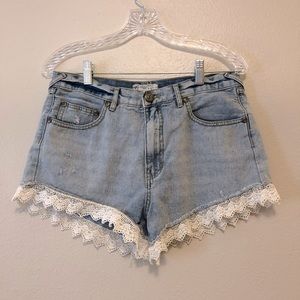 Free people Jean shorts size 30